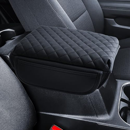 Armrest Cover for 2023 2024 2025 Chevy Colorado & 2023 2024 2025 GMC Canyon Accessories Center Console Middle Lid Pad Protector for Car Elbow Rest