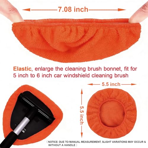 XINDELL 5 Pack Windshield Cleaner Microfiber Pads