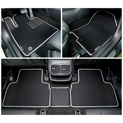 All Weather Car Floor Mats Compatible with Hyundai Santa Fe 2019