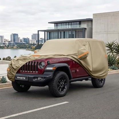 Custom Fit Car Cover for Jeep Wrangler 2 Door CJ YJ TJ JK JL