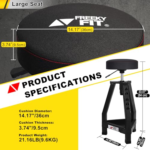 Adjustable Tall Shop Stool