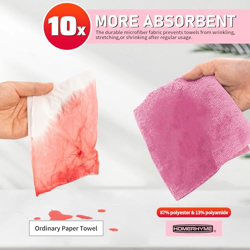 Microfiber Cleaning Cloth Roll (75 Count)