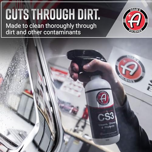 CS3 (16oz) - Ceramic Spray Coating That Cleans, Shines & ProtectsTop Coat Car Wash Polish & Paint Protectant Stronger Than Car Wax | RV Boat Motorcycle Car Detailing Waterless Wash (16 Fl Oz)