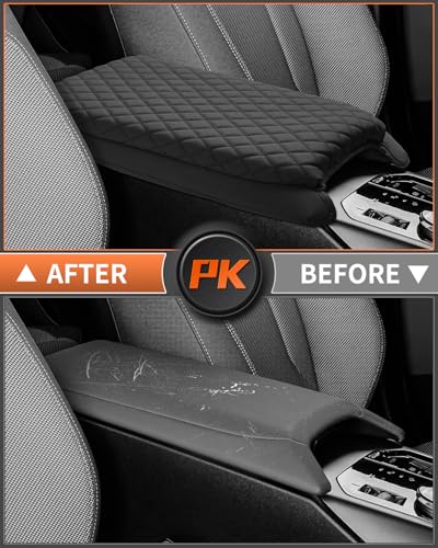 Custom for 2026 2025 BMW X3 Center Console Cover Armrest Cover for BMW X3 Arm Rest Cushion Pad Leather Middle Console Cover Armrest Seat Box Protector BMW X3 Accessories Anti