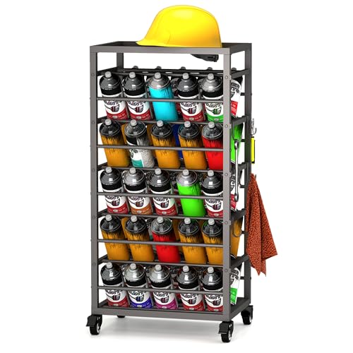 50 Can Spray Paint Rack Organizer