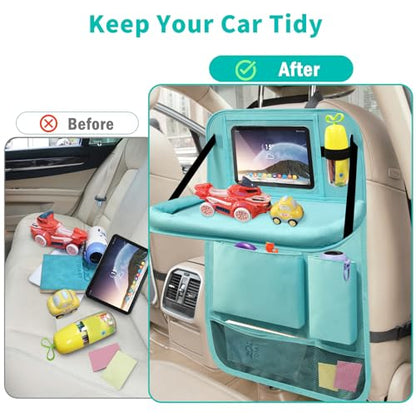 Backseat Car Organizer with Tablet Holder (2 Count)