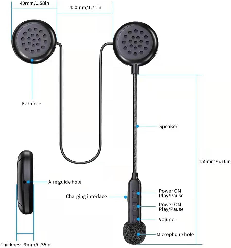BT40 Motorcycle Helmet Bluetooth Headset
