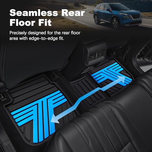 Rubber Floor Mats for Nissan Rogue 2021