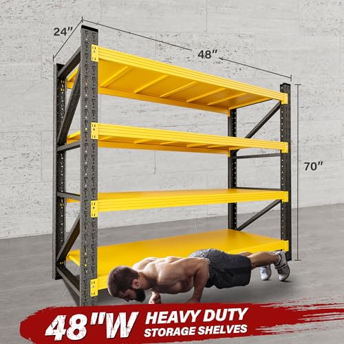 48" Wide Heavy Duty Garage Shelving Units