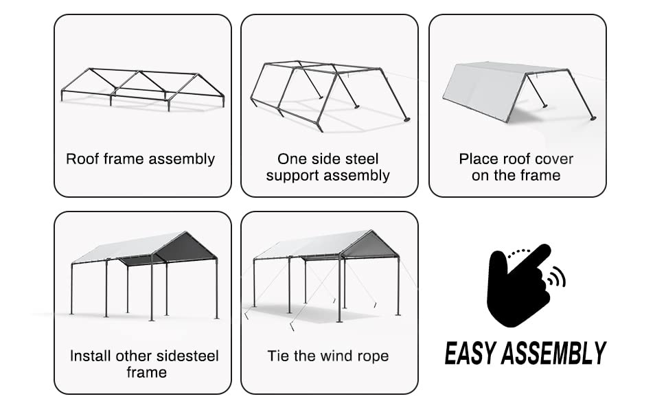 10 x 20ft Heavy Duty Carport