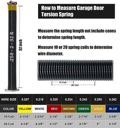 Garage Door Torsion Spring Set