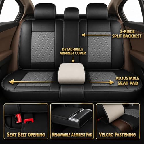 2 Front Car Seat Covers for Nissan Rogue Sport 2017