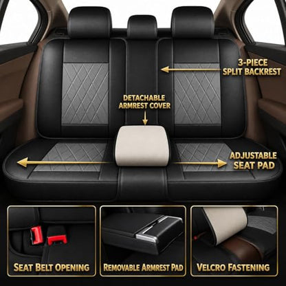 2 Front Car Seat Covers for Subaru Legacy 1995