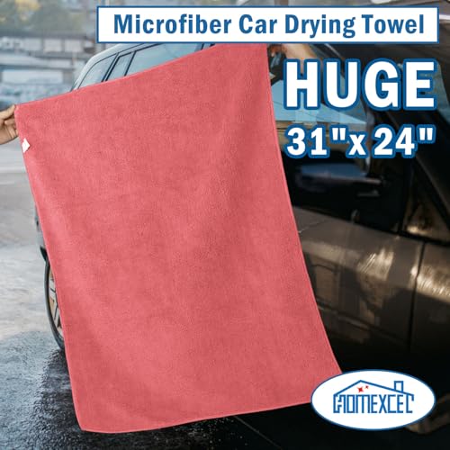 Professional Large Microfiber Car Drying Towels 2 Pack (2 Count)