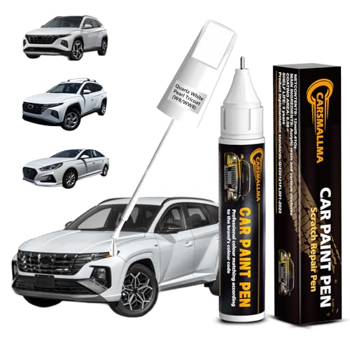 W8 WW8 Quartz White Pearl Tricoat Car Touch Up Paint for Hyundai
