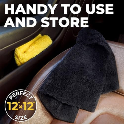 Edgeless Microfiber Car Towels (6 Count)
