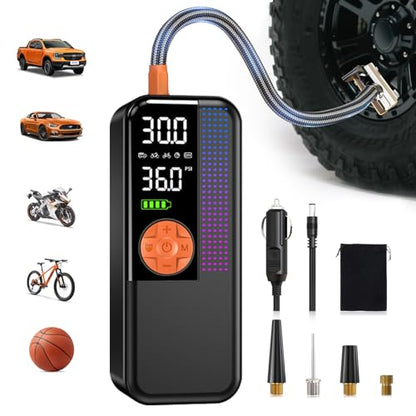 150PSI Portable Cordless Tire Inflator Air Compressor (24 Count)
