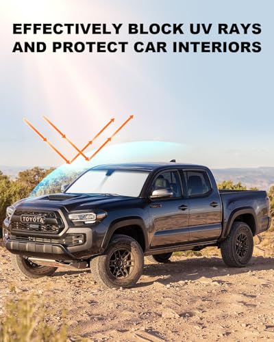 Foldable Front Windshield Sunshade fit for Toyota Tacoma 2016
