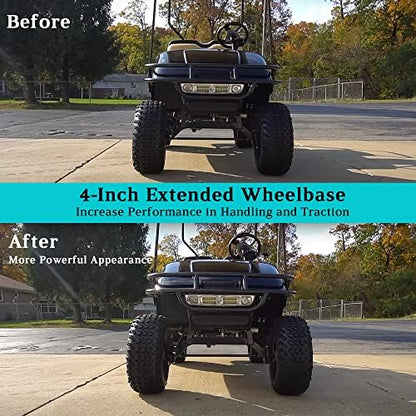 2 Inch Golf Cart Wheel Spacers Kit with Lug Nuts