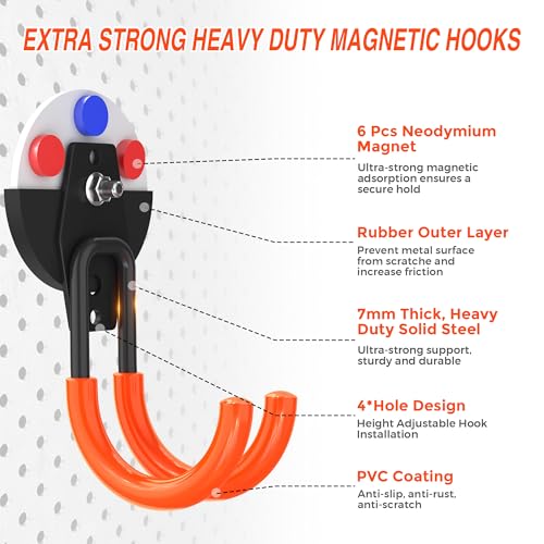Strong Magnetic Hooks Heavy Duty (2 Count)