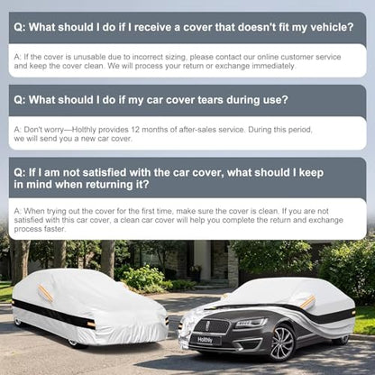 10 Layers Sedan Car Cover Custom Fit for Lincoln MKZ