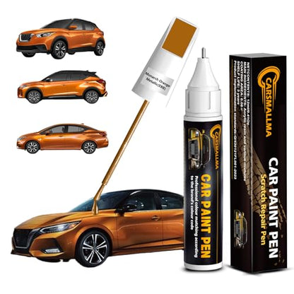 EBB Monarch Orange Metallic Car Touch Up Paint for Nissan