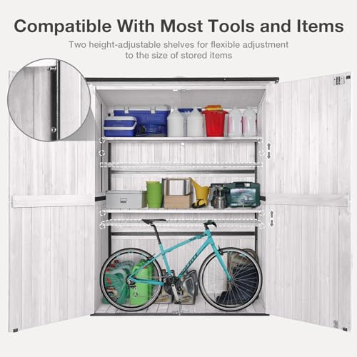 Outdoor Storage Shed with Floor