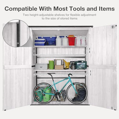 Outdoor Storage Shed with Floor