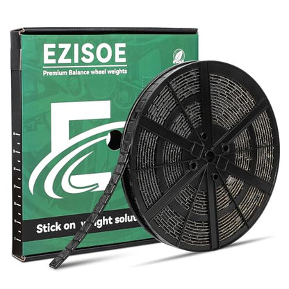 1 4 oz Stick On Wheel Weights 715pcs 5kg Bulk Pack Low Profile Black