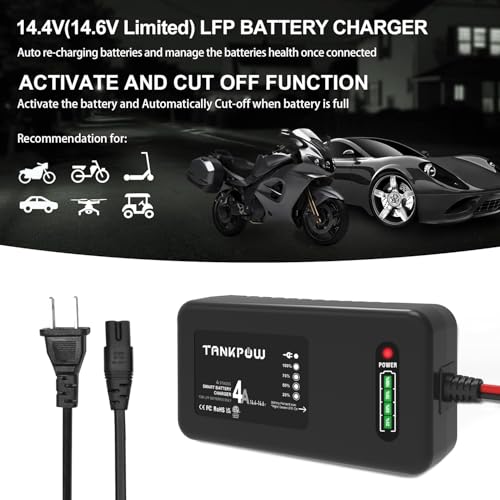 14.6V 4A LiFePO4 Lithium Battery Charger