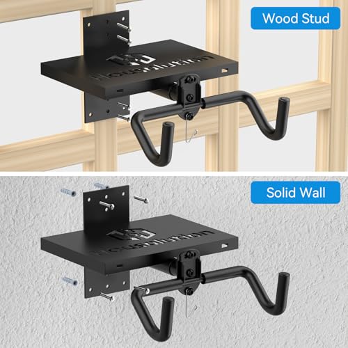Bike Wall Mount Horizontal with Shelf EVA Foam Padded