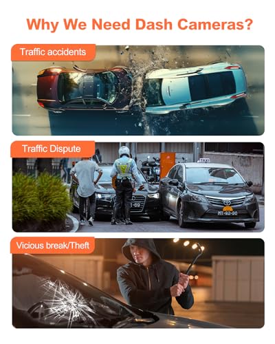 Real 4K Dash Cam Front and Rear