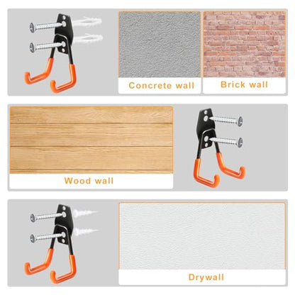 Heavy Duty Wall Hook for Hanging (2 Count)