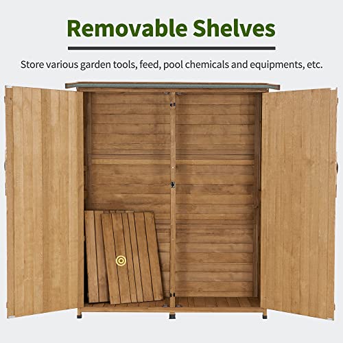 Outdoor Storage Cabinet with Shelves