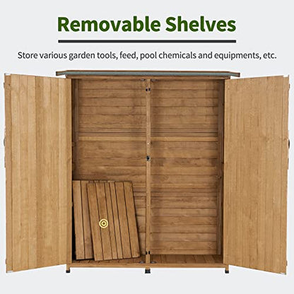 Outdoor Storage Cabinet with Shelves