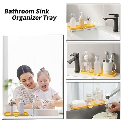 Silicone Soap Dish with Drain Spout