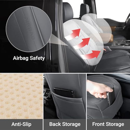 Premium Custom Fit Truck Car Seat Covers Front Seats Waterproof