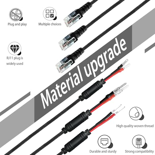 Radar Detector Hardwire Power Cord Mirror Wire Plug Tap