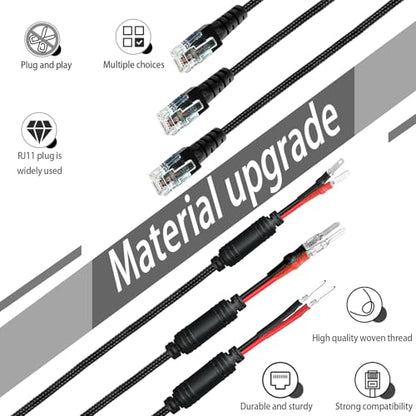 Radar Detector Hardwire Power Cord Mirror Wire Plug Tap