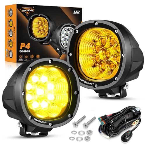 P4 Series 4 Inch Amber LED Pod Lights (2 Count)