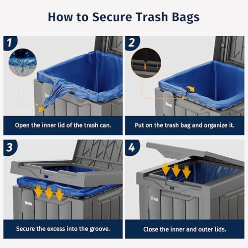 31 Gallon Outdoor Trash Can