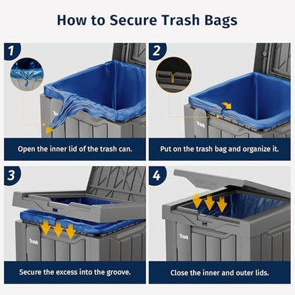31 Gallon Outdoor Trash Can