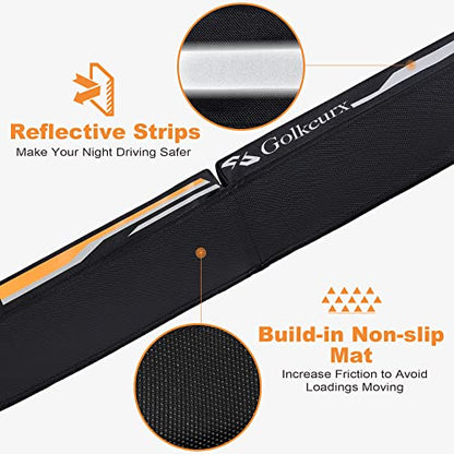 Universal Soft Roof Rack Pads for Kayak（Black）