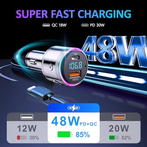 Full Metal Bluetooth 5.3 Car Adapter