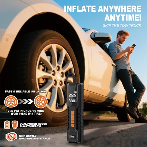 Tire Inflator Portable Air Compressor (594 gram(s))