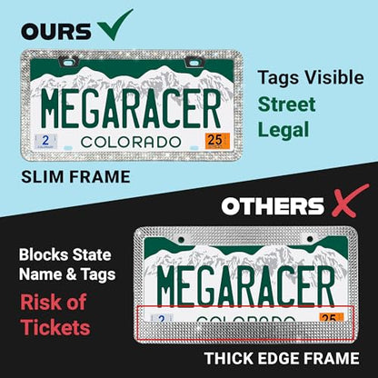 Dazzling Bling License Plate Frame for Women