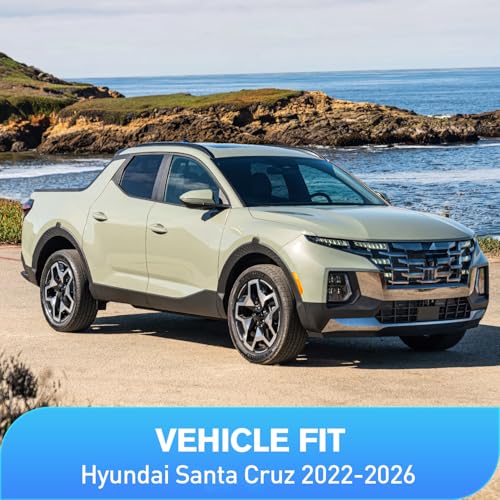 in Channel Window Visors for Hyundai Santa Cruz 2022 (4 Count)