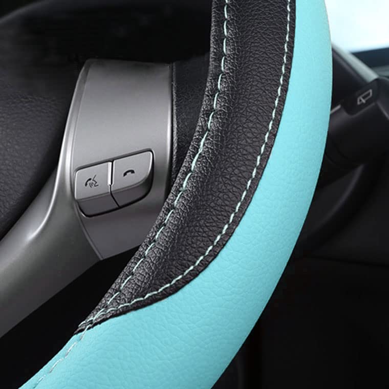 Leather Car Steering Wheel Cover