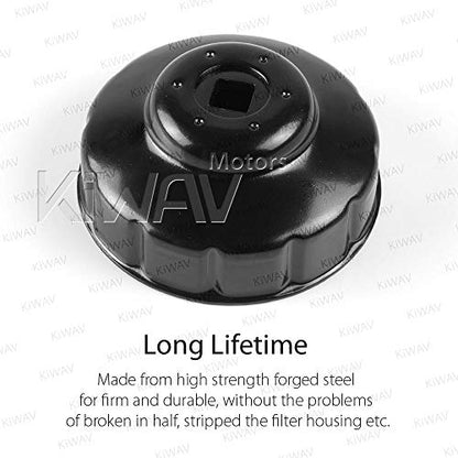 Oil Filter Wrench Removal tool for BMW 76 mm x 12 flutes