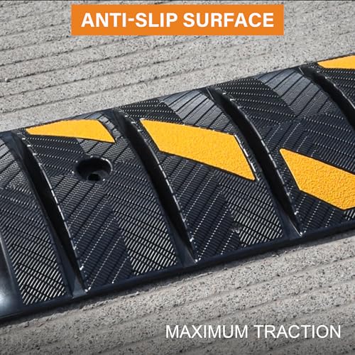 6Ft Portable Rubber Speed Bump